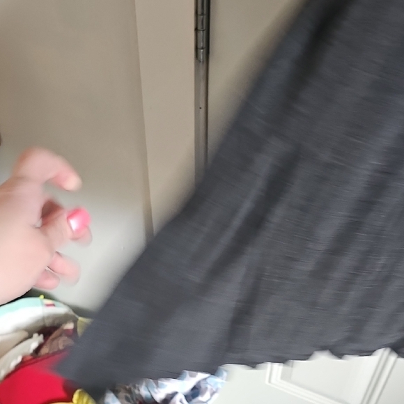 Joan Vass Dark Charcoal Scoop-Neck Tunic - Picture 6 of 6